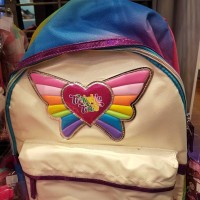 Tas Ransel Backpack Skechers ORIginal white glitter