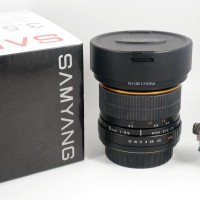 Jual Lensa Fisheye Samyang 8mm f3.5 CS for Canon, Komplit, Supermulus Murah