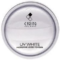 CARING COLOURS Bedak Tabur UV WHITE MICROFINE Loose Powder