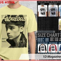 Jual 1D Magazine Zayn - BAJU KAOS DISTRO PRIA WANITA ANAK OCEAN SEVEN Murah