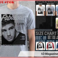 Jual 1D Magazine Liam - BAJU KAOS DISTRO PRIA WANITA ANAK OCEAN SEVEN Murah
