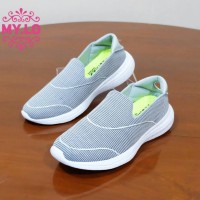 Jual SEPATU CASUAL FLAT WEDGES SLIP ON MYLO KETS SNEAKER IMPORT MS0647 Murah