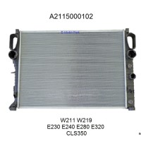 Jual MERCY E240 E280 W211 MESIN V6 RADIATOR KOMPLIT A2115000102 Murah