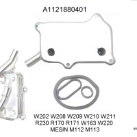 Jual MERCY E240 S320 W211 W220 MESIN M112 OIL COOLER A1121880401 Murah