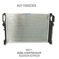 Jual MERCY E200 KOMPRESSOR W211 RADIATOR KOMPLIT A2115002302 Murah