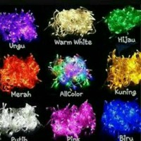 Jual Lampu Natal Tumblr Kuning, Putih, Hijau, Warna Warni (Twinkle Light) Murah