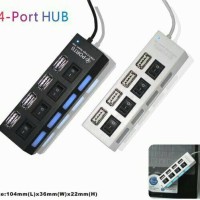 Jual USB HUB 4 PORT + swich (USB 2.0) Murah