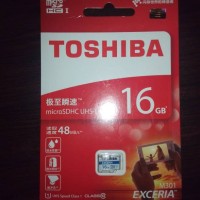 Jual Toshiba microSDHC microSD UHS1 UHS-I Class10 16GB 16 GB bukan SanDisk Murah