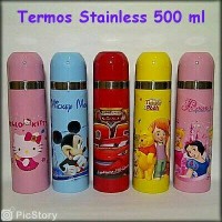 Jual TERMOS AIR PANAS CAR MOBIL DISNEY MICKEY BARBIE DORAEMON KITTY PRINCES Murah