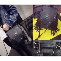 Jual TAS SELEMPANG RUMBAI HITAM WANITA LIKE VICTORIA SECRET DIOR CHLOE RUBI Murah