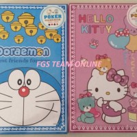 Jual MAINAN ANAK JUMBO POKER DORAEMON HELLO KITTY SERIES ORIGINAL Murah