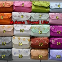 Jual HV10410 Mukena Travel Ulir Lukis dan Non Lukis KODE BIS10464 Murah