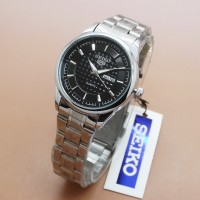 Jual HV3068 Jam Tangan Seiko 5 6011L Female Silver Black KODE BIS3122 Murah