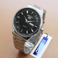 Jual HV3069 Jam Tangan Seiko 5 6011G Male Silver Black KODE BIS3123 Murah