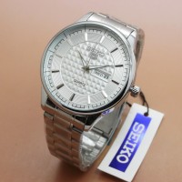 Jual HV3071 Jam Tangan Seiko 5 6011G Male Silver White KODE BIS3125 Murah