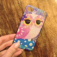 Jual OP5031 HARD CASE CUTE OWL PRINT FOR IPHONE 4 4S KODE Bimb5508 Murah
