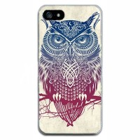 Jual OP5028 SOFT CASE BLUE PURPLE OWL PRINT FOR IPHONE 4 4S KODE Bimb5505 Murah