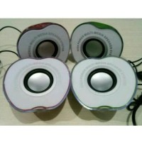 Jual Speaker Laptop Komputer Usb Stereo Model Apel - Compute Berkualitas Murah