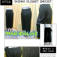 Jual celana plisket kulot midi shiny Diskon Murah
