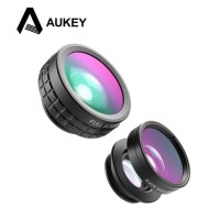 Jual AUKEY 180 Degree Fisheye Lens + Wide Angle + Macro Lens 3 in 1 PL-A1 Murah