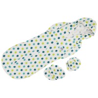 Jual AD1537 Bedong instant 2 in 1 deluxe swaddle polkadot KODE Gute1403 Murah