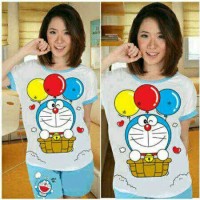 Jual AD1564 white baloon doraemon set piyama KODE Gute1430 Murah