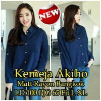 Jual KP4294 Kemeja Akiho Atasan Wanita Blouse 0112 KODE TYR4350 Murah