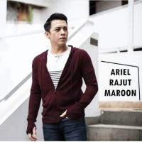 Jual OP3904 Cardigan Ariel Rajut Maroon KODE Bimb4381 Murah