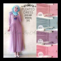 Jual KP635 Pleated dress bisa custom KODE TYR691 Murah