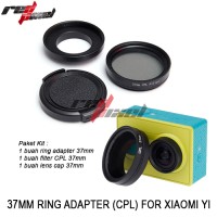 Jual 37MM RING ADAPTER KIT (CPL) FOR XIAOMI YI Murah