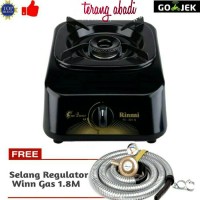 Jual Paket Rinnai RI-301S Kompor Gas 1 Tungku + Selang Regulator Winn Murah
