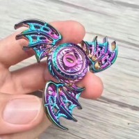 Jual Fidget Spinner Dragon Eye with 3 Wings Rainbow version Murah