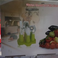 Jual alat dapur 7 in 1dan wadah kitchen utensil set with stand Murah