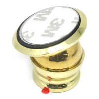 Jual Magnetic Smartphone Car Holder Round Shape - Golden Murah