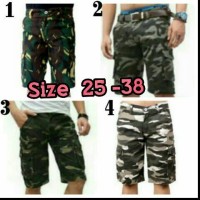 Jual celana pendek / short pants pria cowok cargo army tentara murah Murah