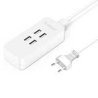 Jual USB port ORICO 4 port charging EU Plug Original bagus berkualitas high Murah