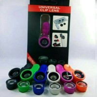 Jual Lensa Telescope | Untuk Semua Hp | Fisheye 3In1 Full Colour For Murah