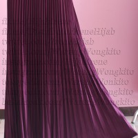 Jual VIOLET ROK SKIRT REMPEL JERSEY HYGET BAWAHAN FASHION MUSLIMAH MURAH Murah