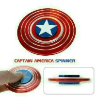 Jual Fidget Spinner Metal Captain America Kualitas Premium Berkualitas Murah