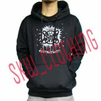 Jaket hoodie slank restart hati 001