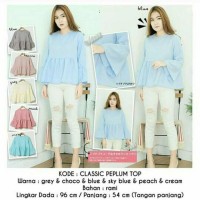 Jual Classic Peplum Top Murah