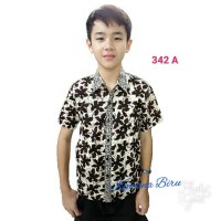 Jual 342 A kemeja batik anak 5 - 9 thn Murah