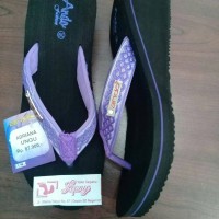 Jual sandal jepit ando wedges adriana Murah