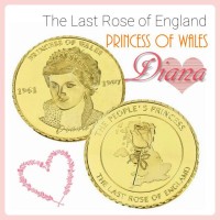 Jual Koin The Last Rose of England Princess Diana Commemorative Coin Murah
