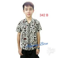 Jual 342 B kemeja batik anak 5 - 9 thn Murah