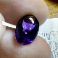 Jual HQ Natural Amethyst Kecubung Ungu Kalimantan Borneo 4.31 Carats Murah