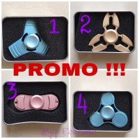 Jual Premium Fidget Spinner Metal 3 Side Circle / Hand Spinner Toys Murah