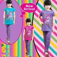 Jual stelan baju anak perempuan little pineapple murah bagus little pony Murah