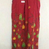 Jual daster jumbo tanpa lengan batik unggul jaya cap sekar mekar Murah