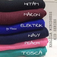 Jual BAYI.MY.ID | KHALILA MINIDRESS KID SERIES ANAK MINI DRESS TURTLE NECK Murah